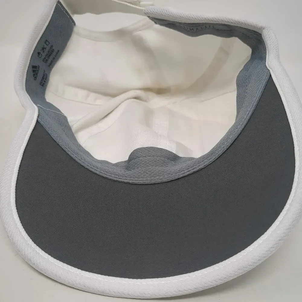 adidas Baseball Cap White One Size Climalite Mesh Performance Strapback Hat